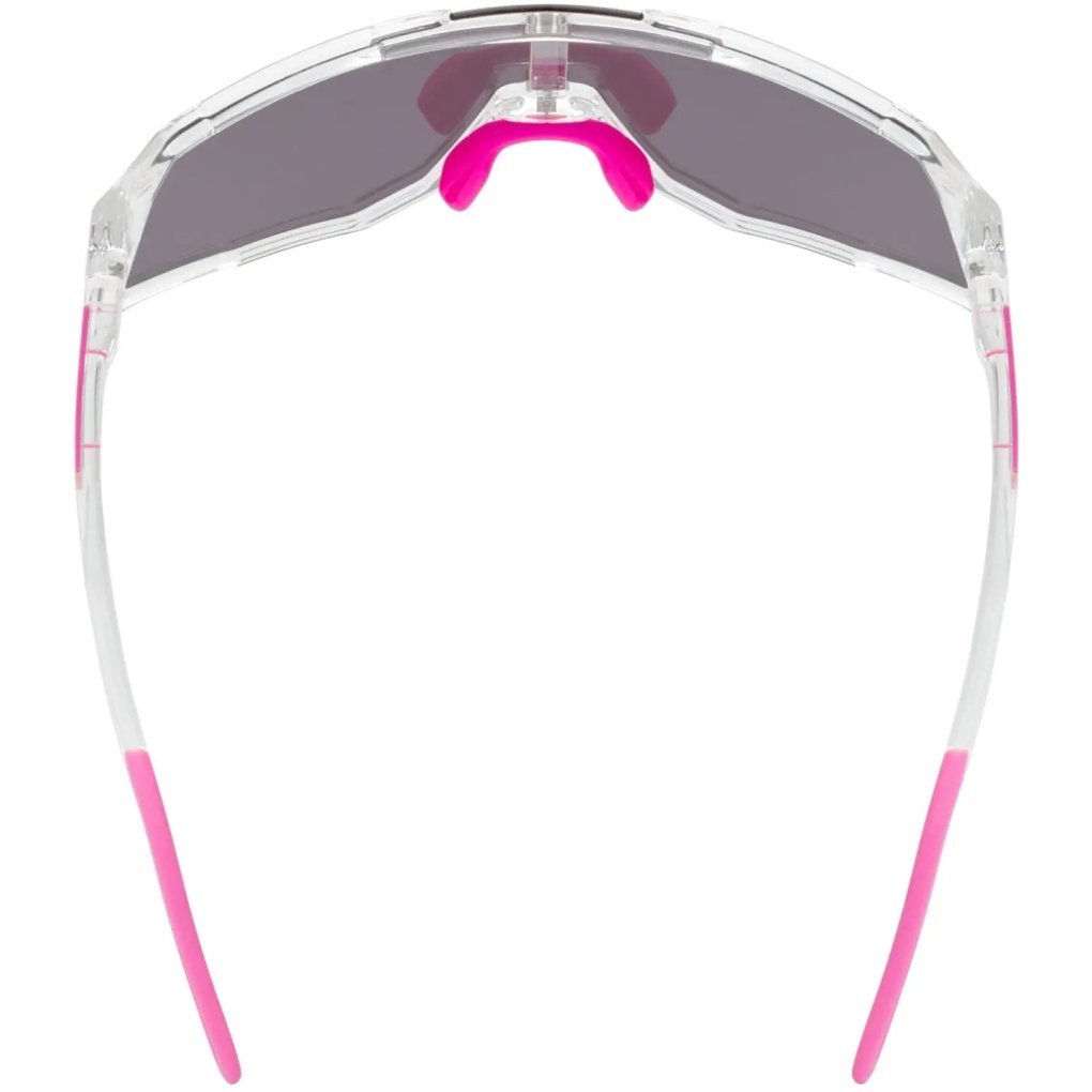 Uvex sequenze Cycling Glasses - clear/mirror pink