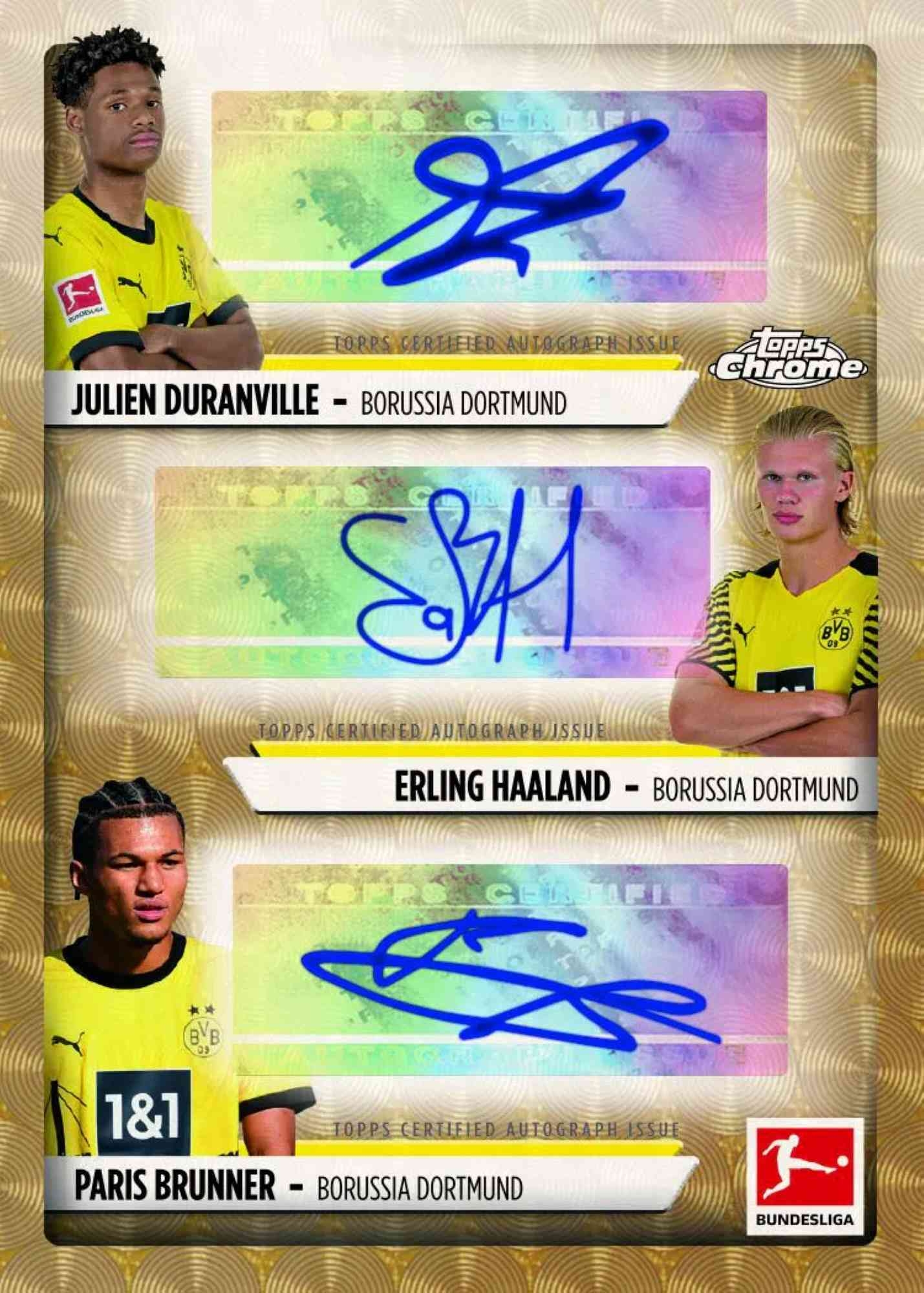 2023/24 Topps Chrome Bundesliga Soccer (Fussball) Blaster Box