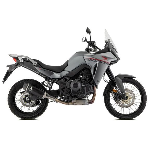 Arrow indy race silencer carbon end cap - blackHONDA 750 XL 750 TRANSALP - 2023 - 2025Ref: AW0064