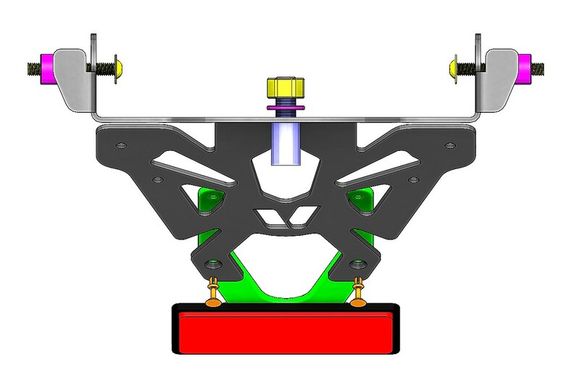 Support de plaque Bihr noirHONDA 1000 CB 1000 R NEO SPORTS CAFE ABS (SC80) - 2018 - 2024Ref : BI00638A / 1061153