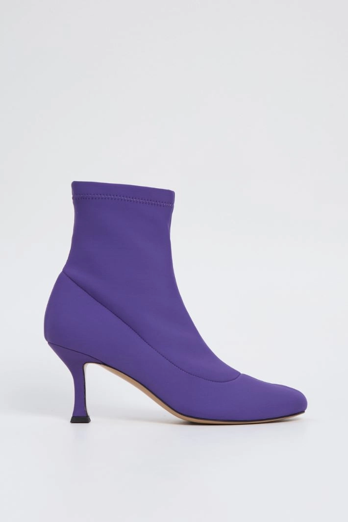 Ankle boot in technical fabric - PURPLE
