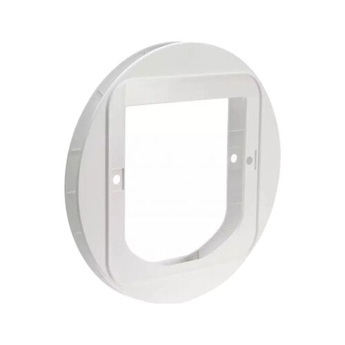 Sureflap Cat Flap Mounting Adapter - Grey/white