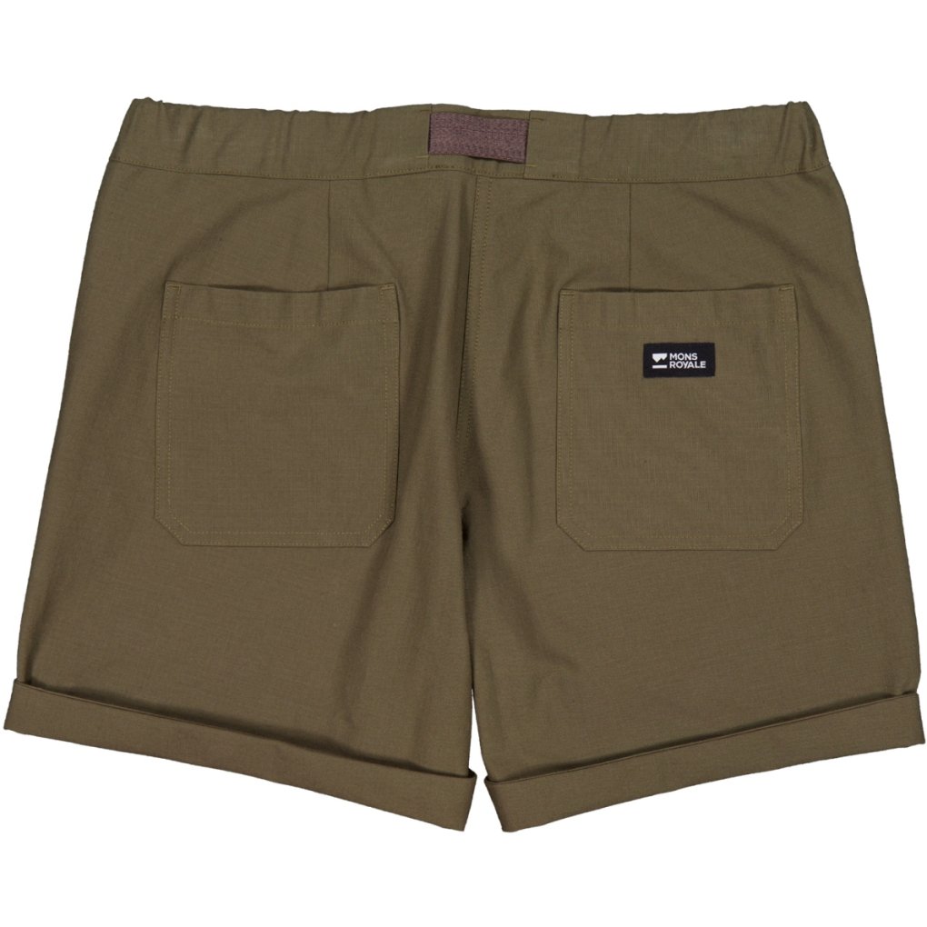 Mons Royale Escapade Shorts Women - dark olive