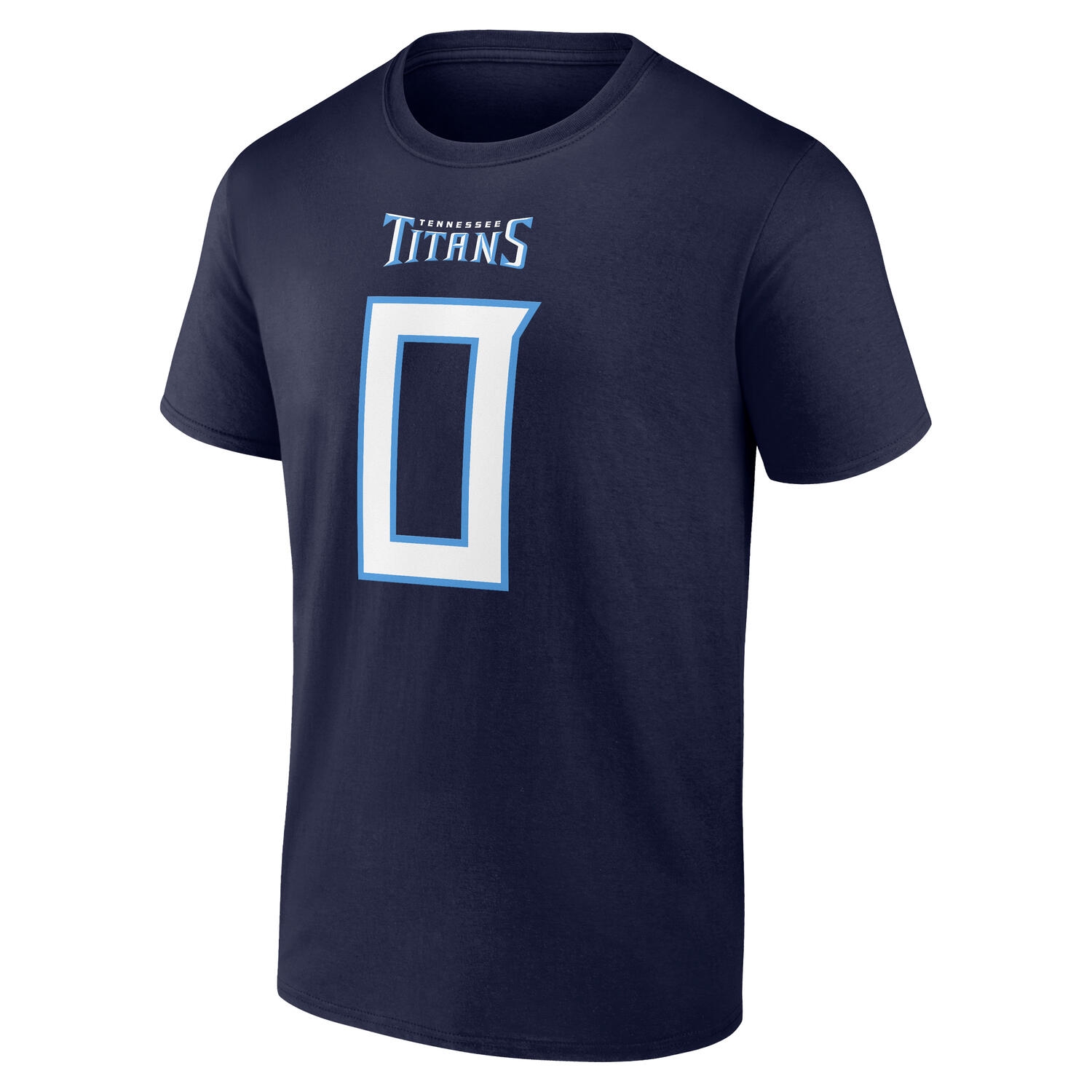 Calvin Ridley #0 Tennessee Titans Player NFL T-Shirt Navy