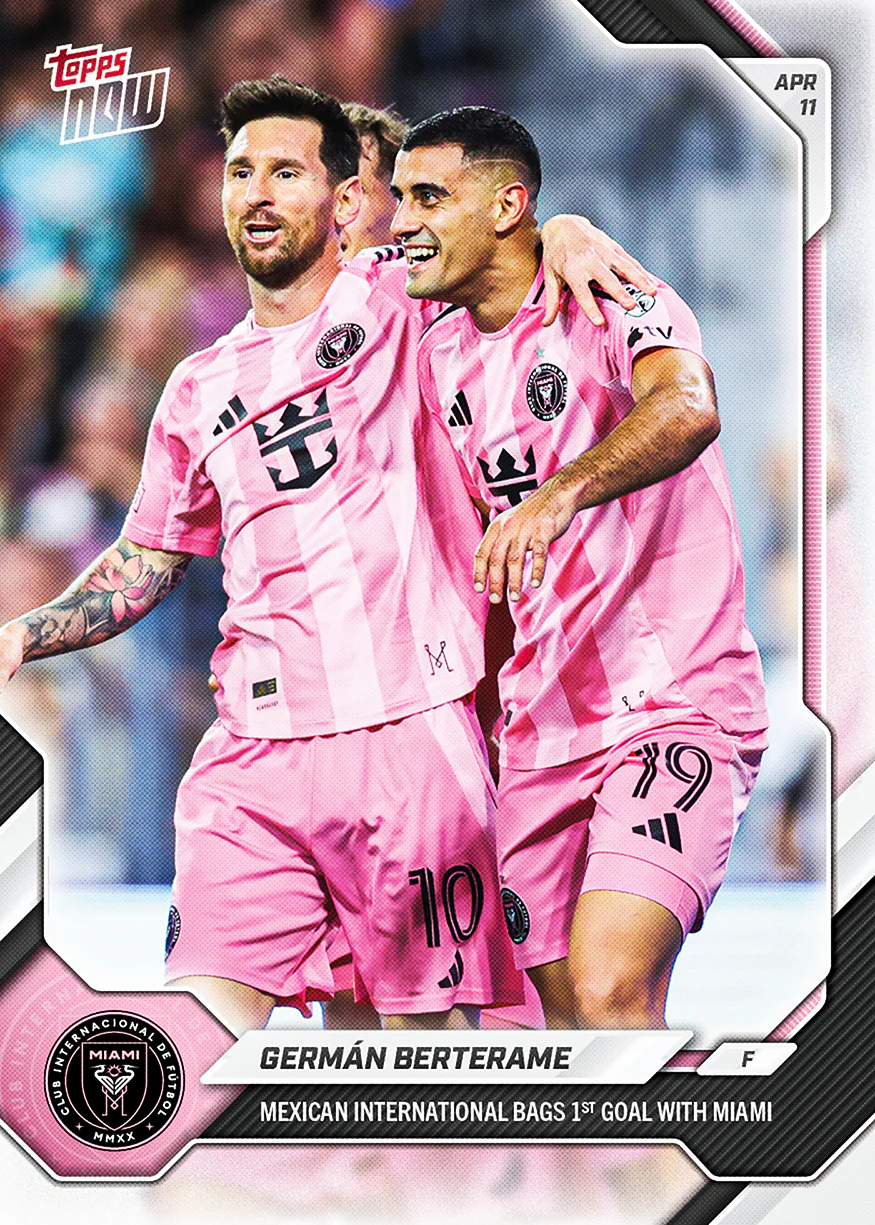 Germán Berterame - 2026 MLS Topps NOW® - Card 26 - PR: 285