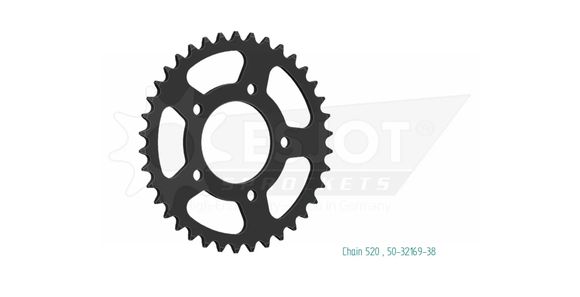 Esjot crown 38 teethRef: Esjo00069A / 12113051