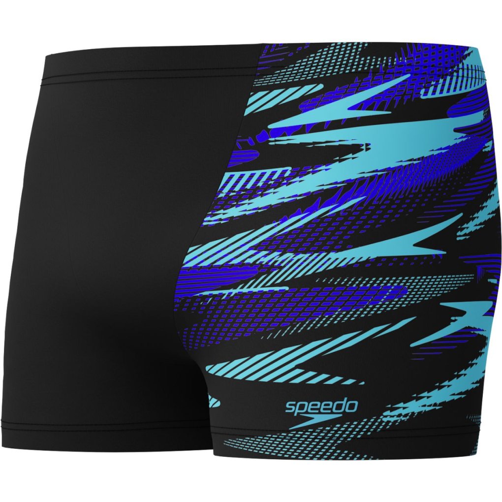 Speedo Hyperboom V-Cut Aquashorts Men - black/cobalt pop