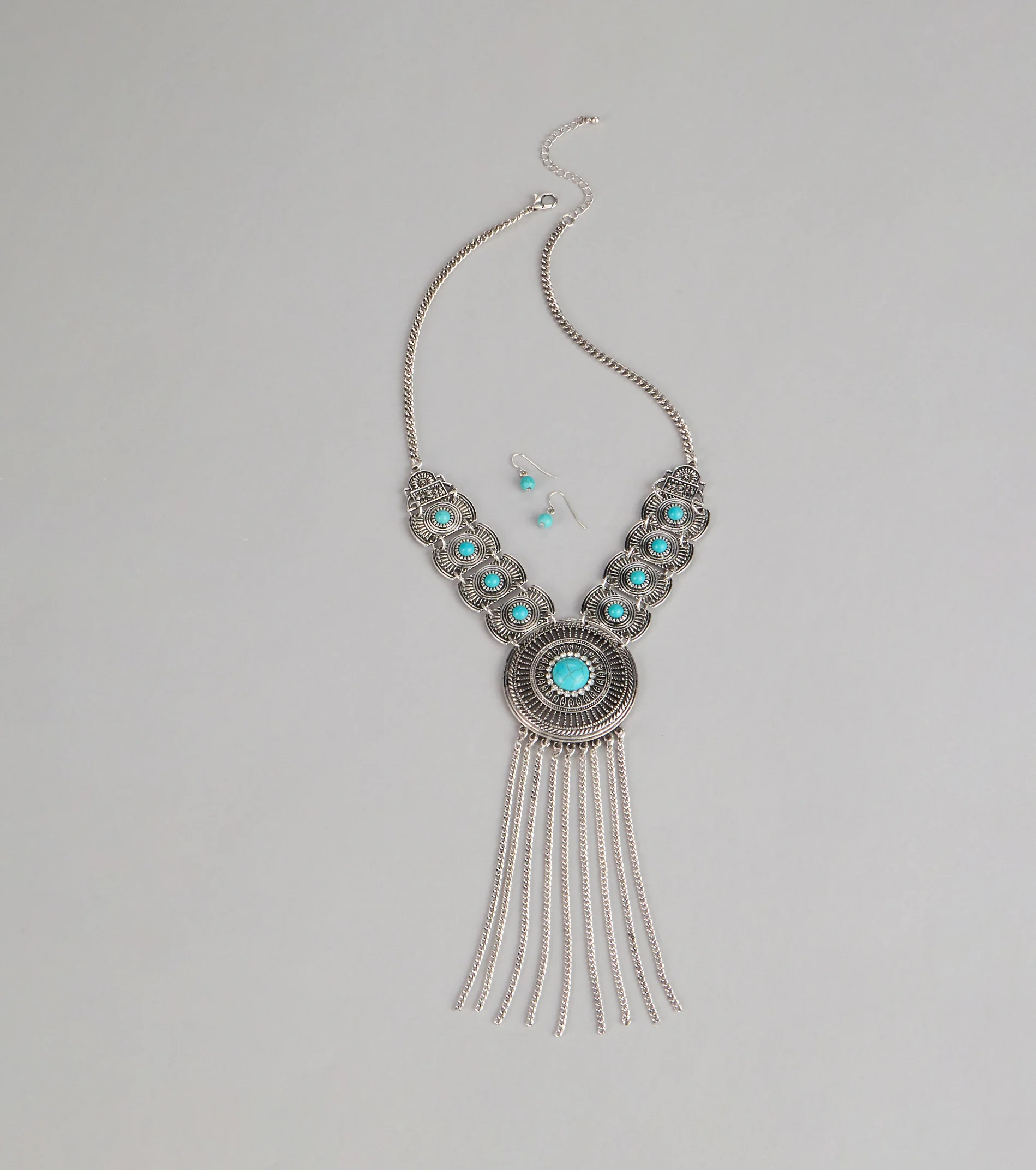 Western Trails Necklace And Earrings Set