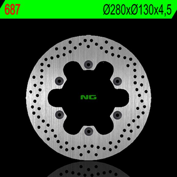 NG Round Fixed Brake DiscRef: Ngd00181A / 1024174