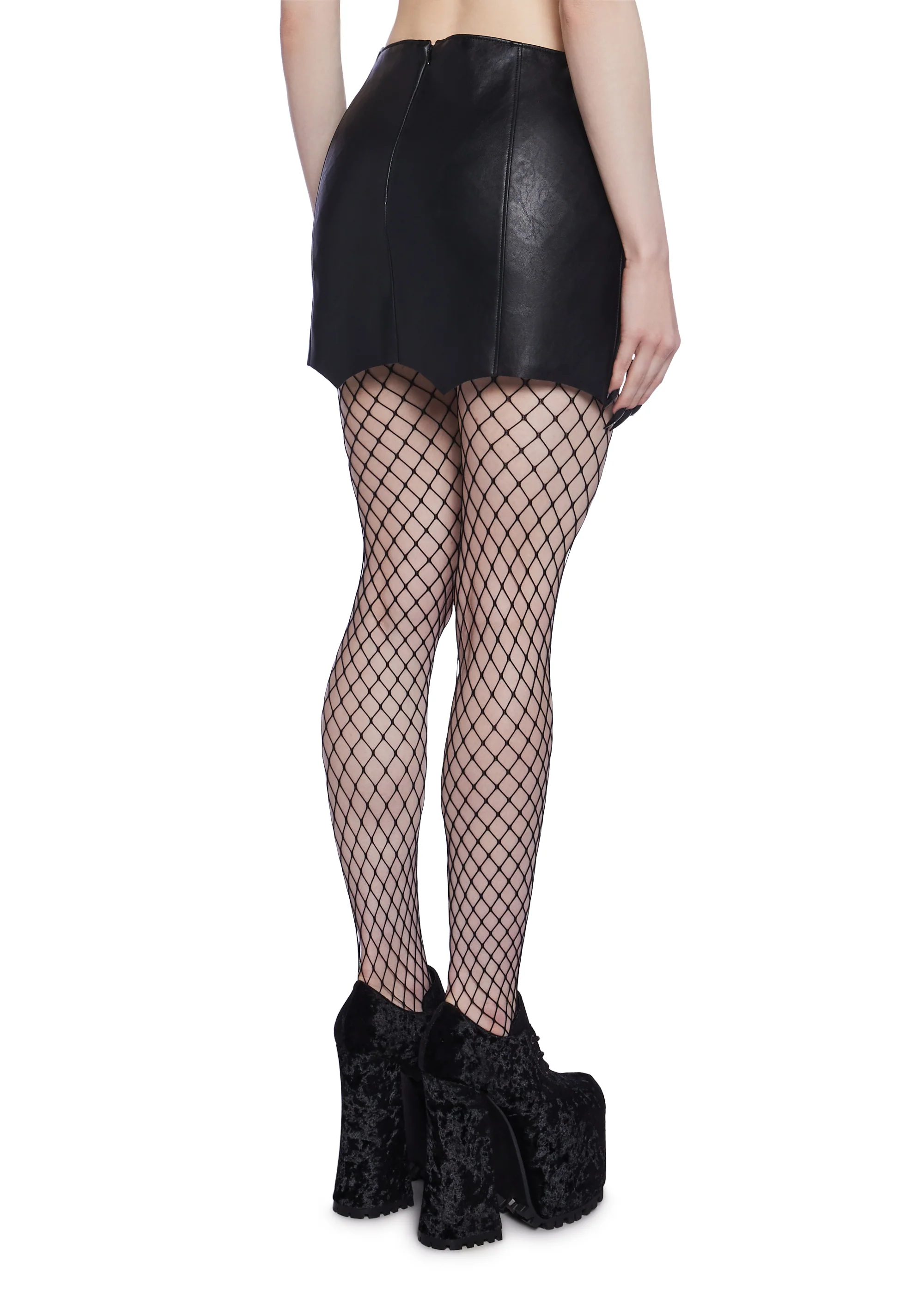 Living In Darkness Mini Skirt
