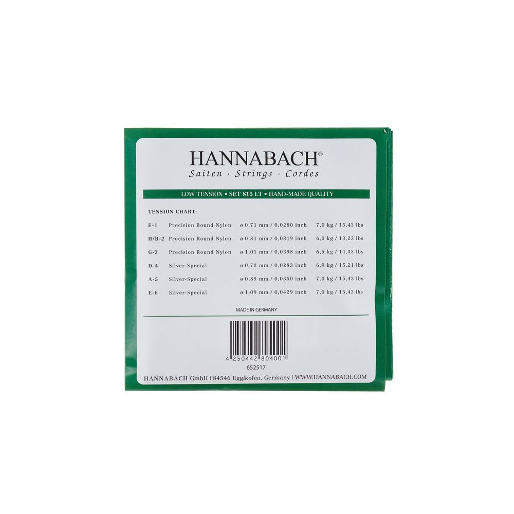 Hannabach 815LT Green – Thomann Ireland