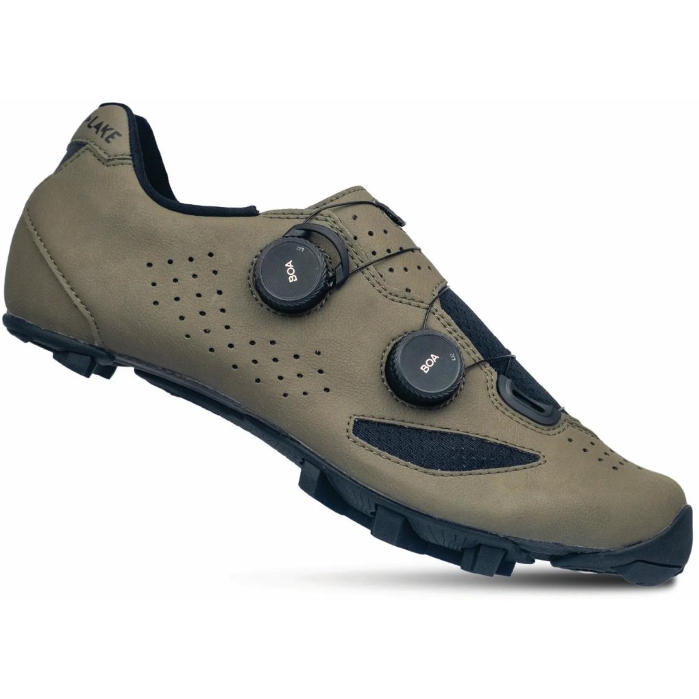 Lake MX239 Gravel Shoes Men - Wide - clarino stone/black