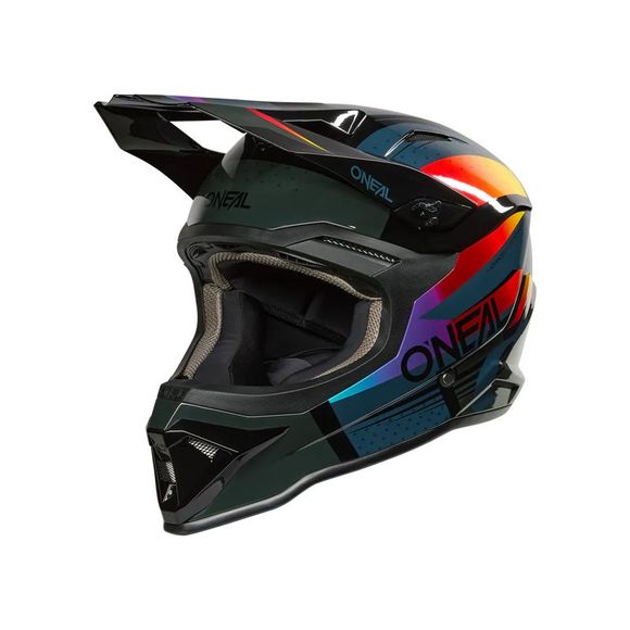 Casque cross O'Neal 1SRS - RC - ENFANT - Noir / MulticoloreRef : OL2193