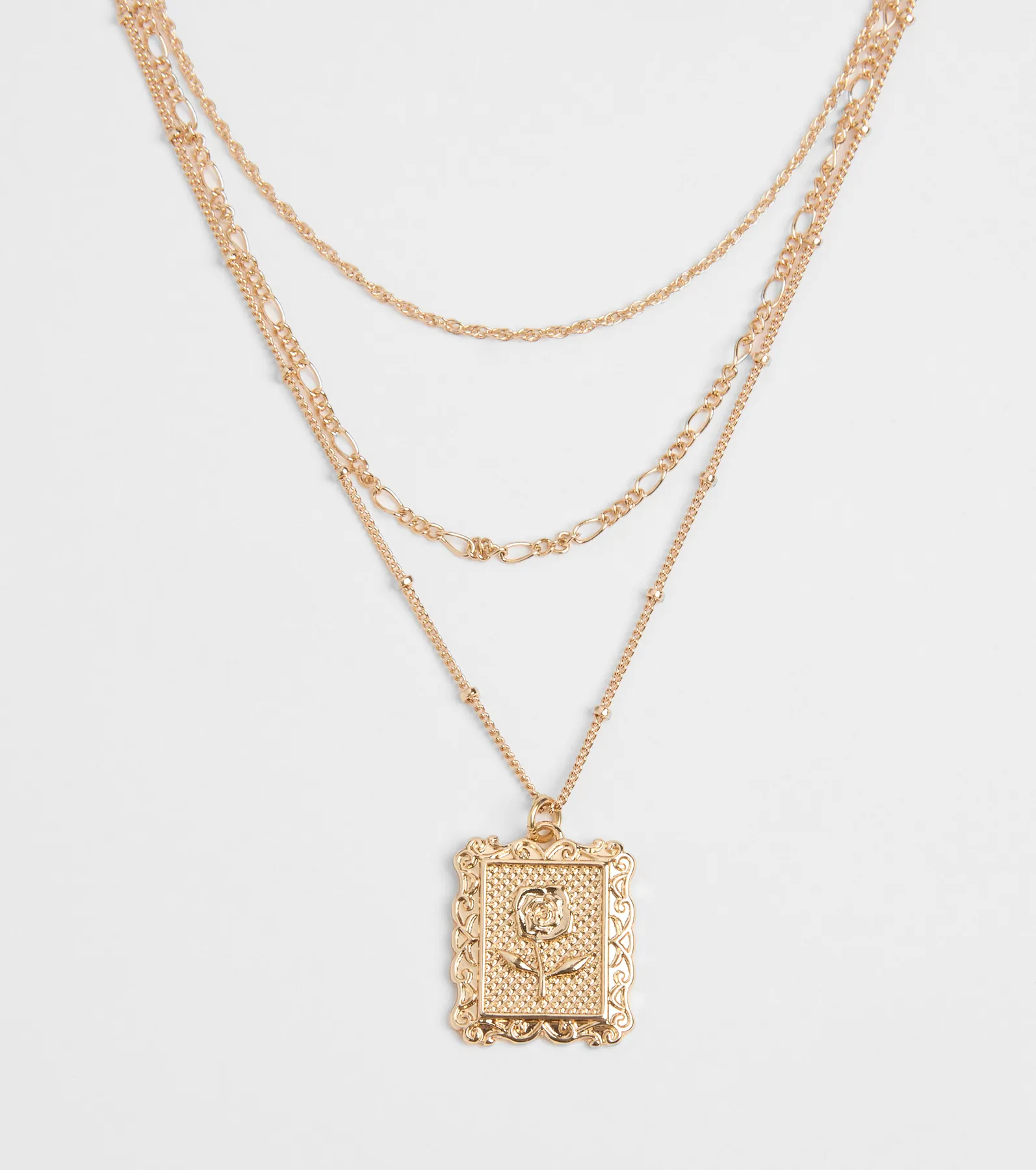 Rosy Outlook Layered Necklace