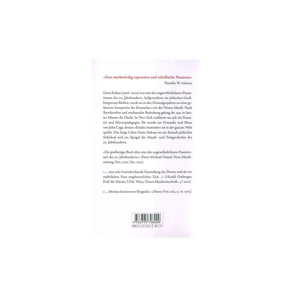 Schott Rebellische Pianistin – Thomann Ireland