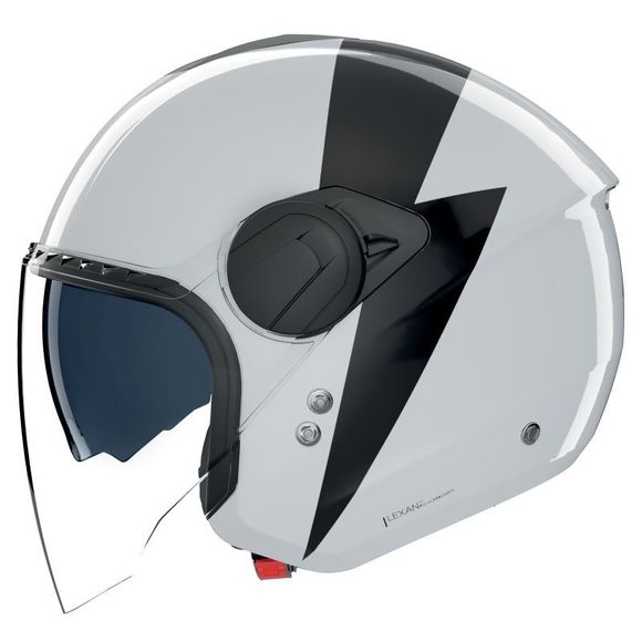 Jet helmet Nolan N20-2 Impeto - Black / White VisorRef: NL1735