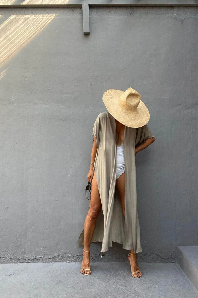 Flowy Mesh Bikini Cover Up
