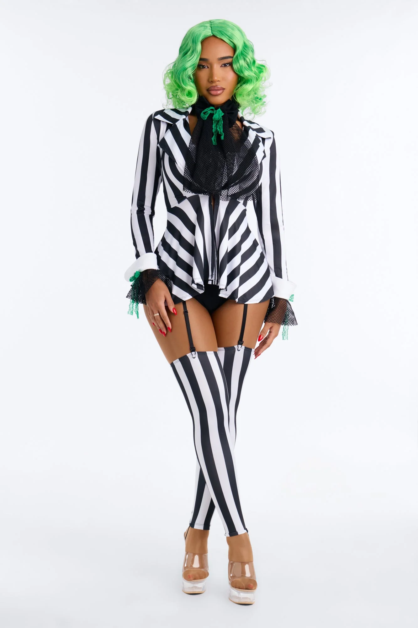 Got The Juice 6 Piece Costume Set - Black/White