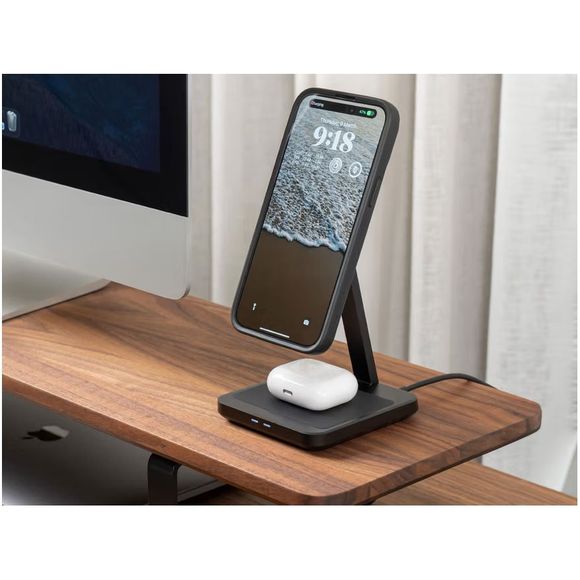 Smartphone Quad Lock Smartphone Support/Office - Double induction charger Mag - BlackRef: QDL0370 / 1119209