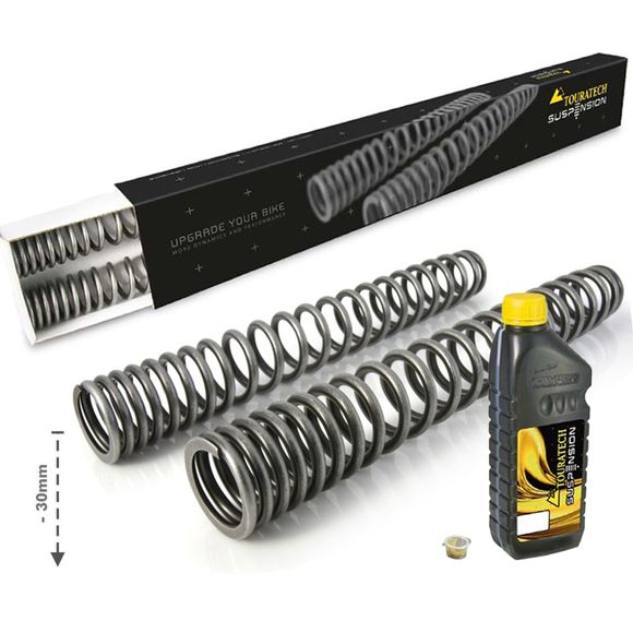 Touratech fork spring lowering kit (-30 mm) - BlackRef: Trt00743A / 01-661-5828-0