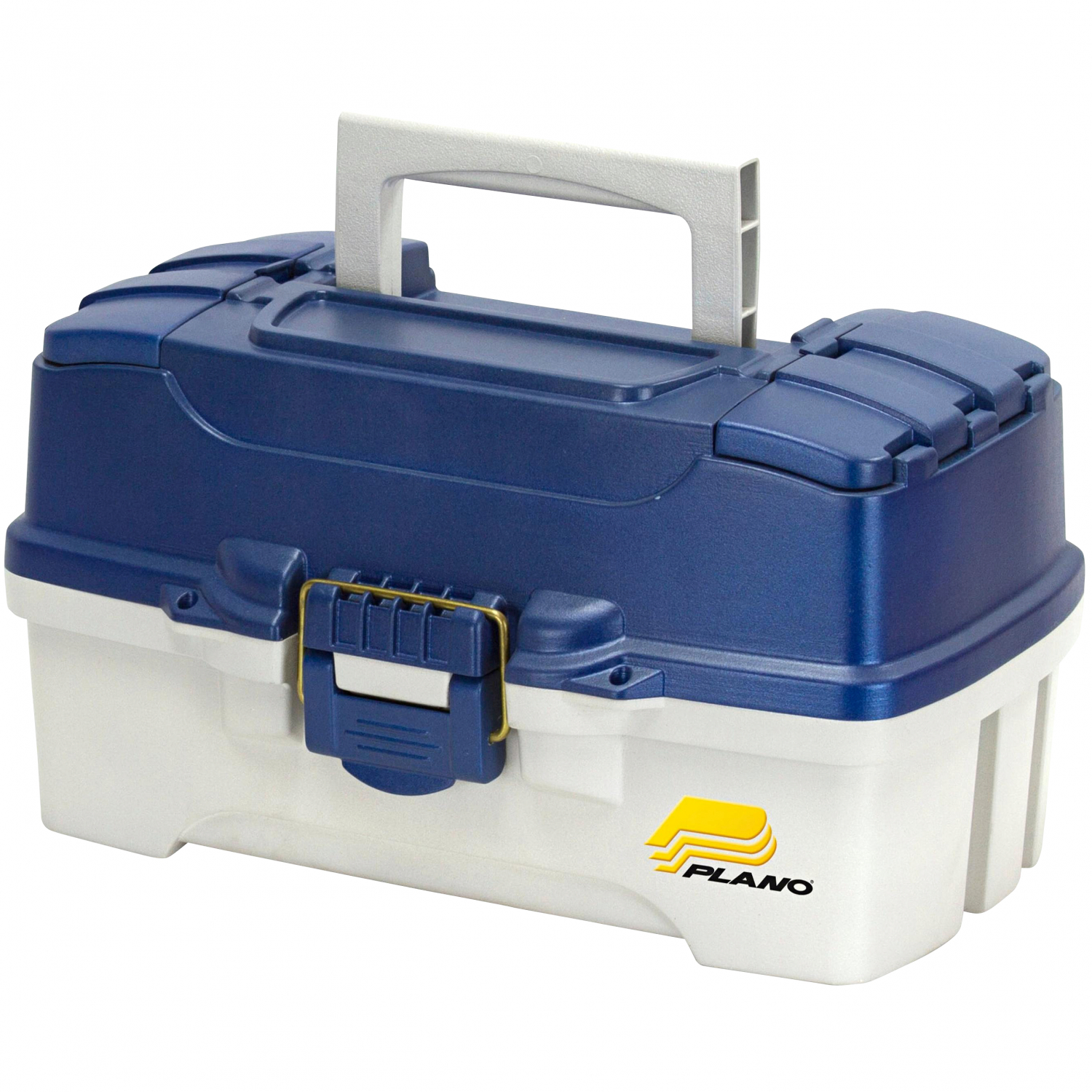 Plano Two-Tray Tackle Box (Blue Meatllic\/Off-White)