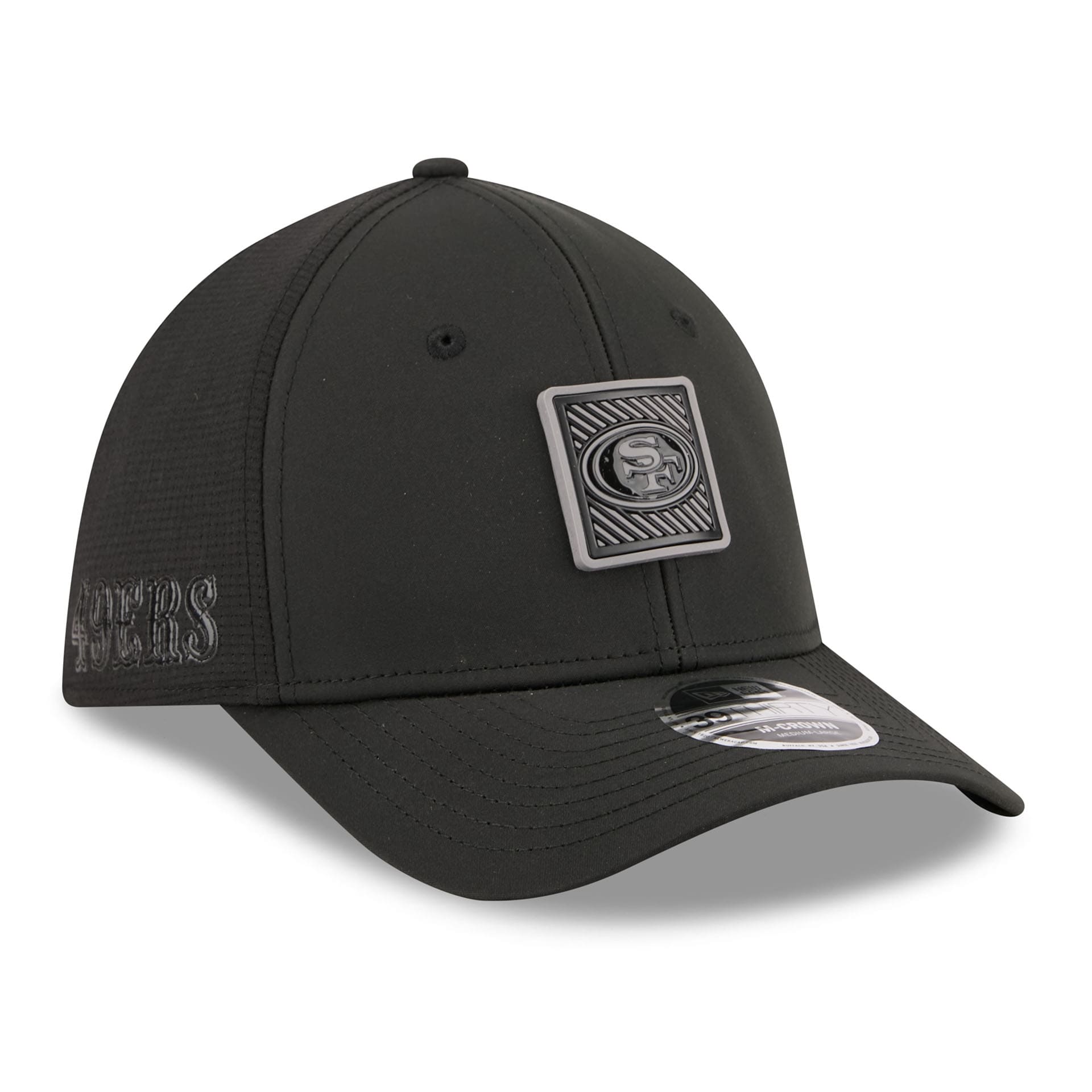 San Francisco 49ers Black 2026 NFL Training Camp 39THIRTY Flex Cap