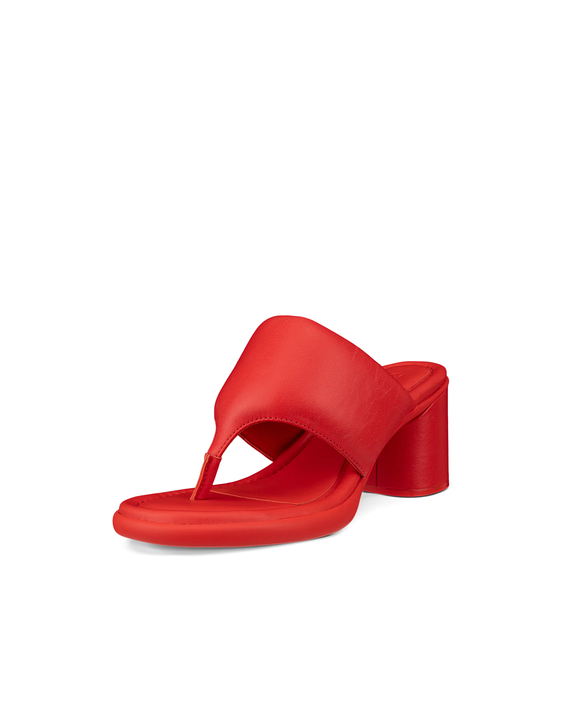 ECCO SCULPTED SANDAL LX 55 Damen Ledersandale mit Absatz Rot