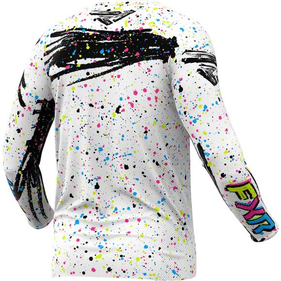 FXR PODIUM CHILDREN'S 2026 cross jersey - White / MulticolorRef : FXR0880