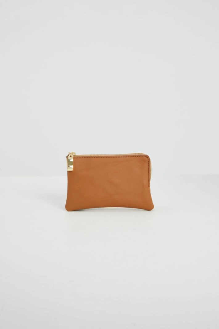 Leather wallet - LEATHER GOLD