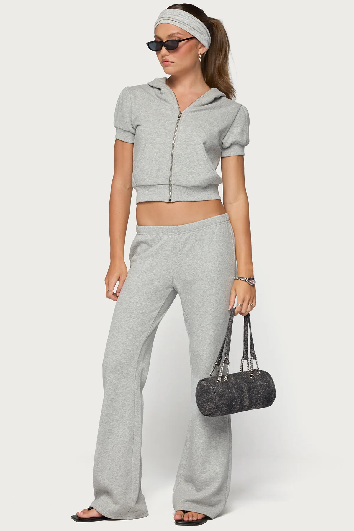 Rachel Short Sleeve Hooded Top