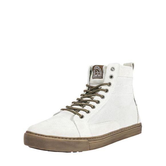 John Doe Neo - White / Brown Motorcycle SneakersRef: JDE0080