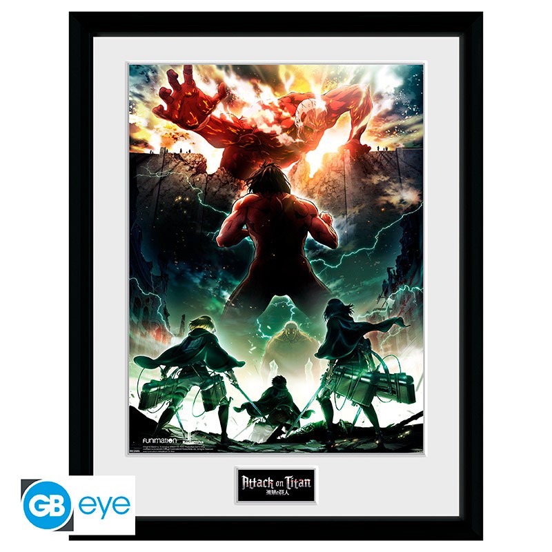 ATTACK ON TITAN Framed print Key Art
