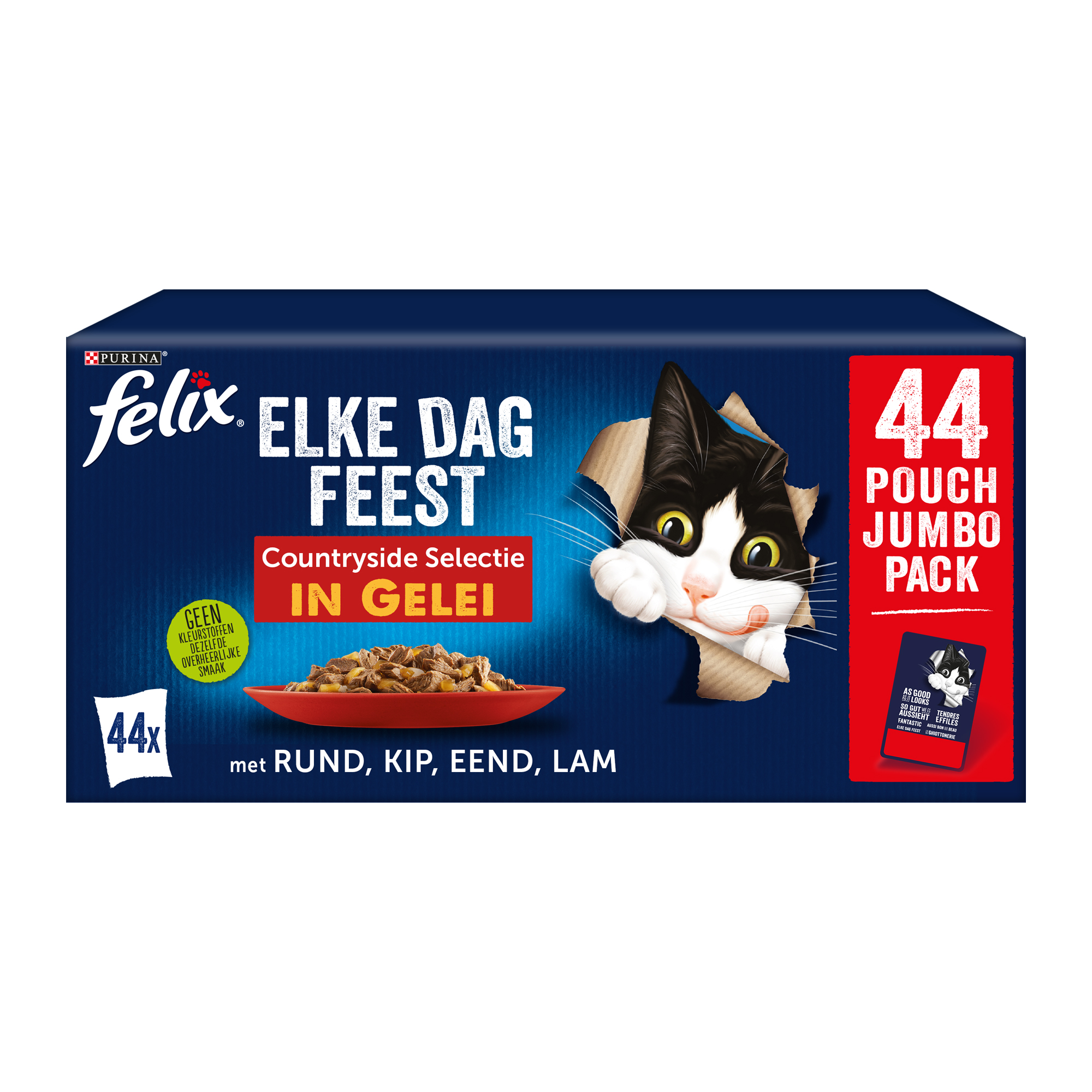 Felix Every Day a Feast in Jelly - Countryside Selection - 44 x 85 g