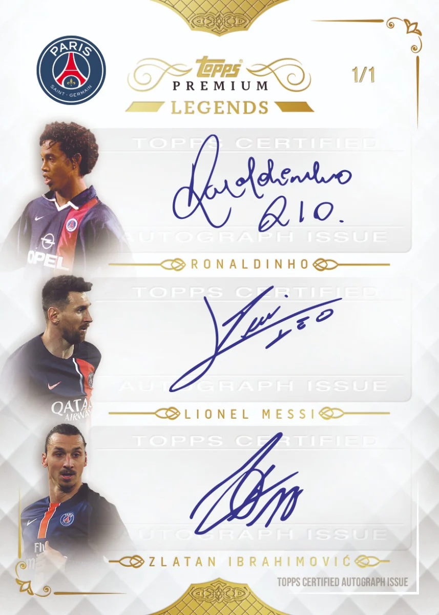 2023/24 Topps Premium: Black & White Edition Paris Saint-Germain