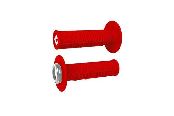 Odi ATV v2.1 Lock handlebar grips - On semi - embossed red black UniversalRef: Odi00181A / 1129635004