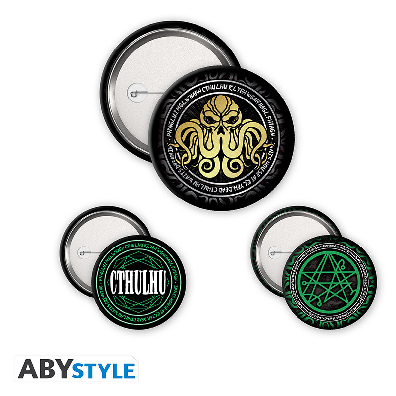 CTHULHU Badge Pack Necronomicon