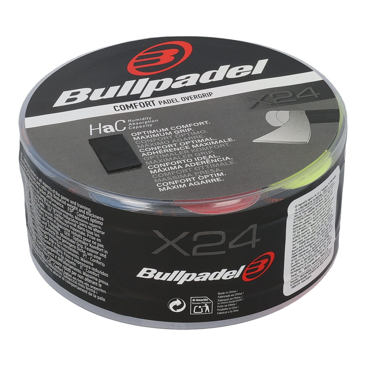 BULLPADEL GB-1605 BOX OF 24 OVERGRIPS