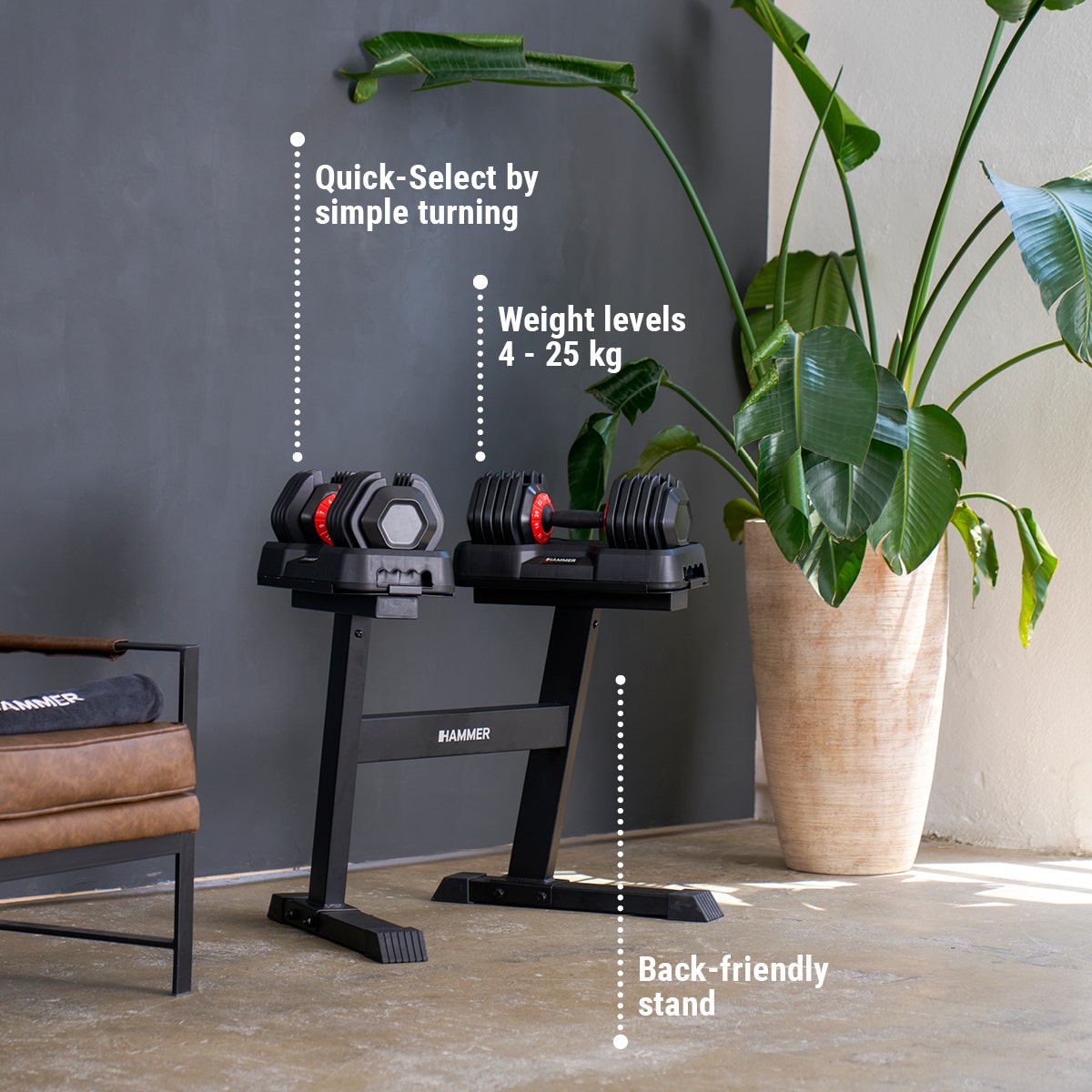 StrongLock 4.0 dumbbell set