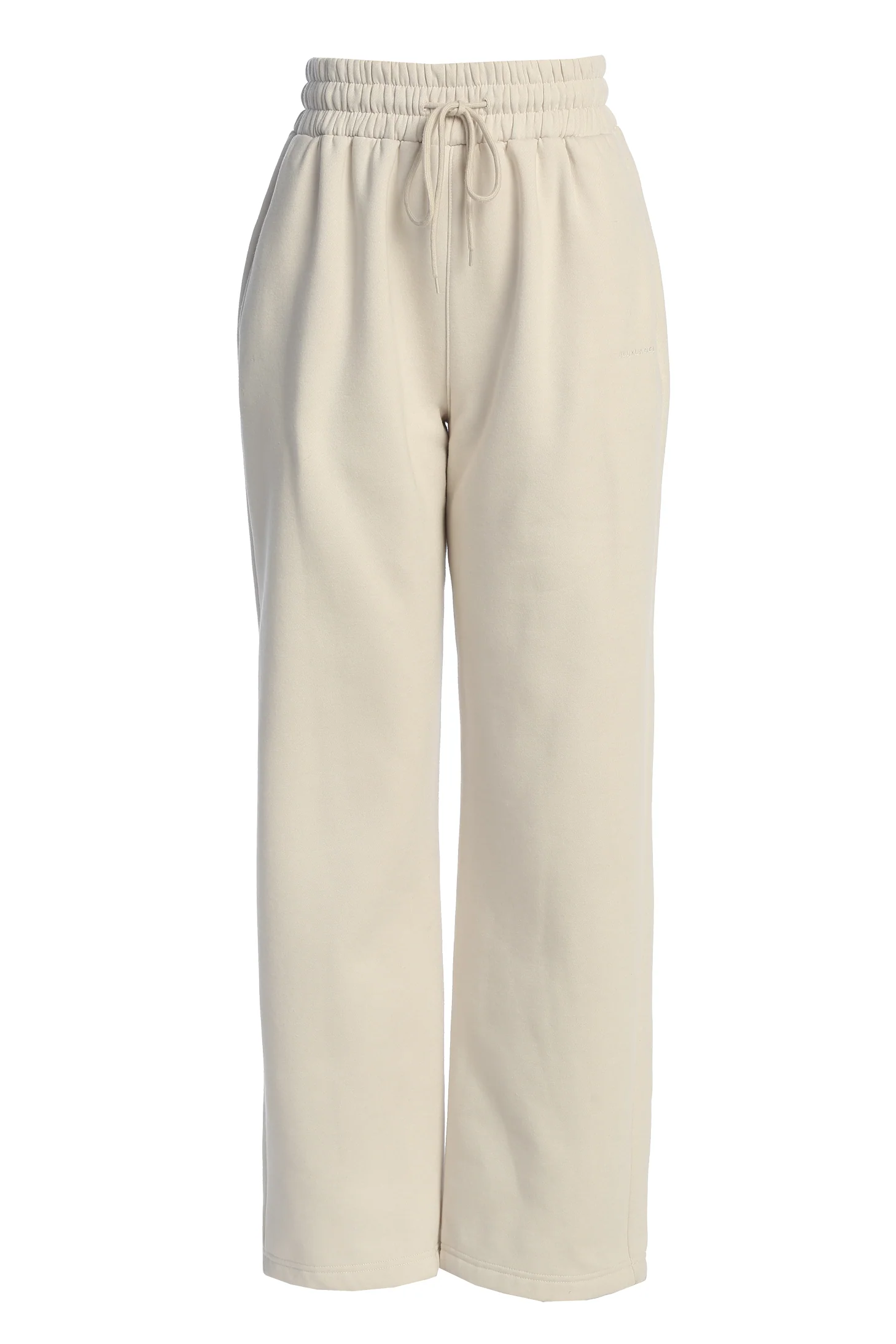 Bone JLUXLABEL Logo Fleece Pants