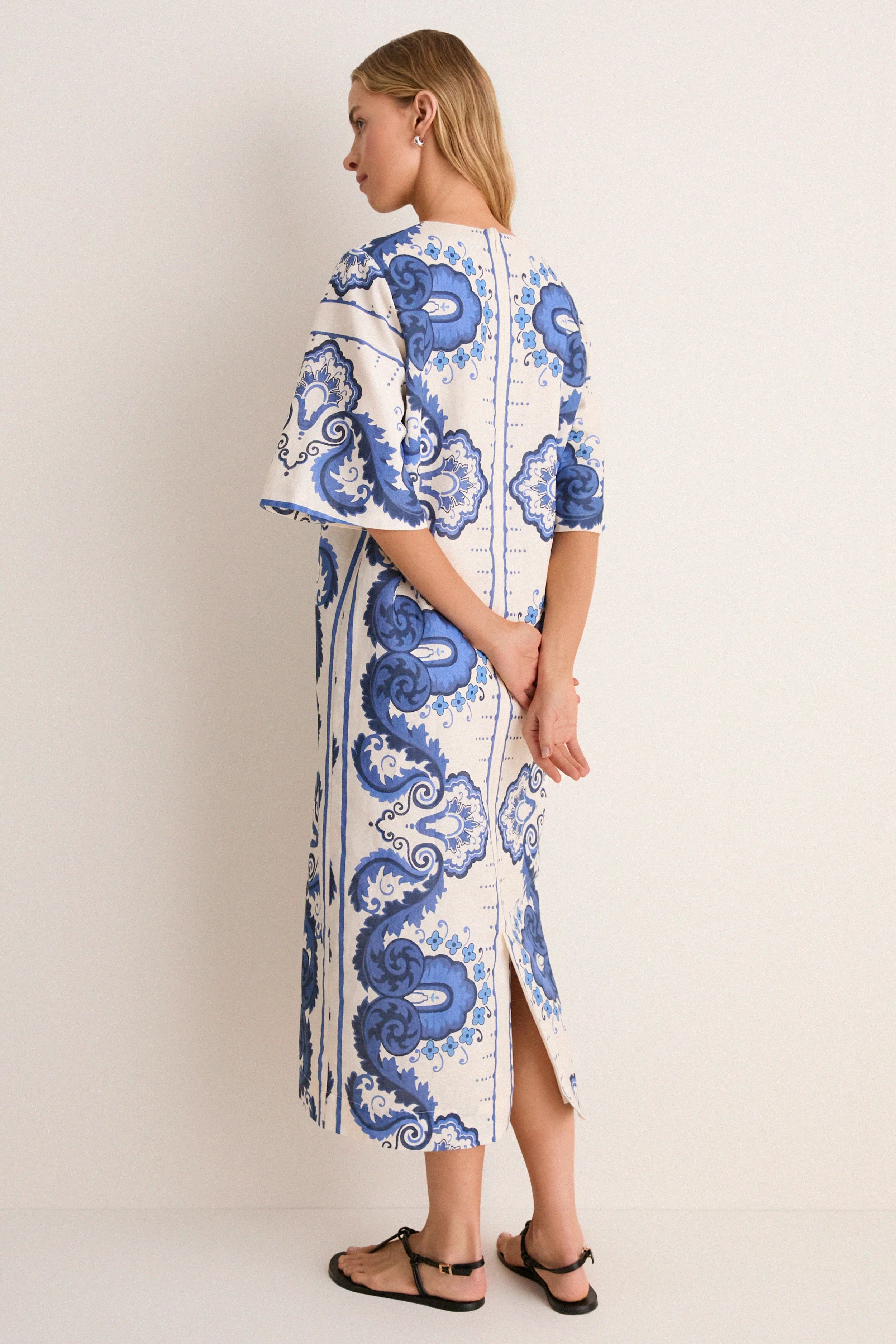 Ultramarine Medallion James Dress