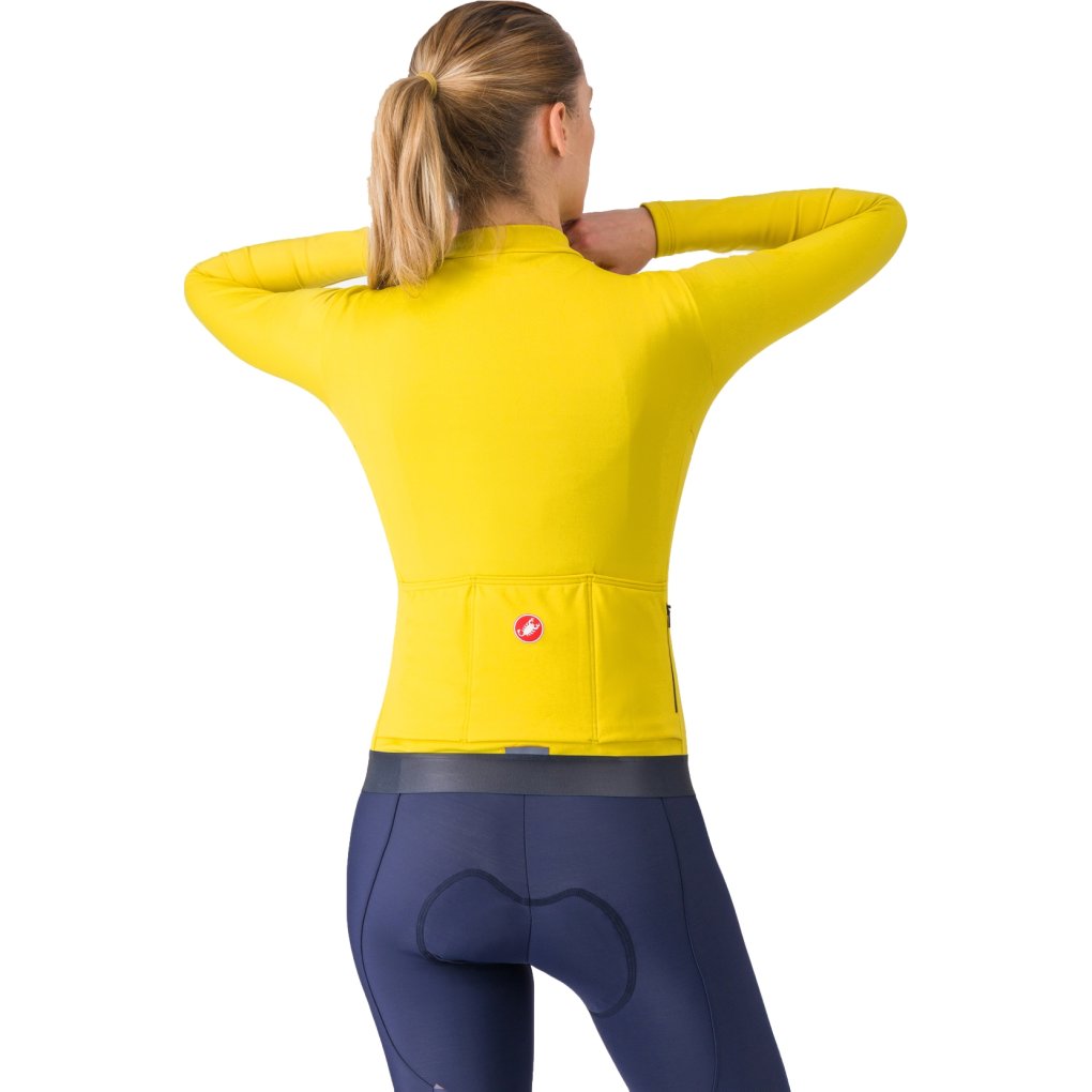 Castelli Espresso Thermal Jersey Women - mango mojito/dark grey 712