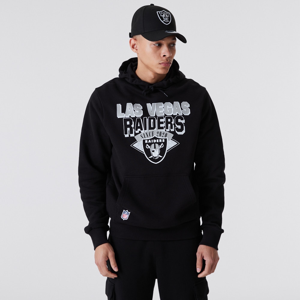 Las Vegas Raiders Established New Era NFL Hoodie Black