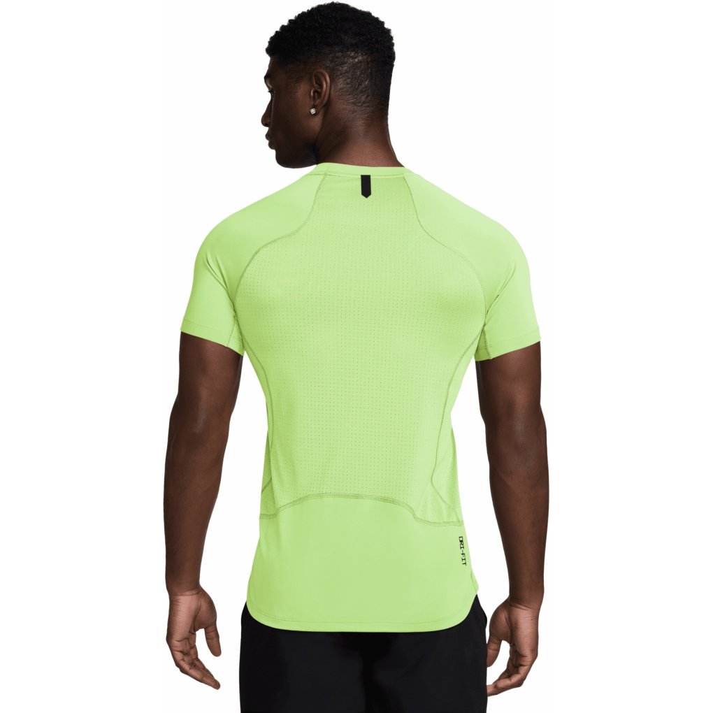Nike Pro Dri-FIT Short Sleeve Top Men - light liquid lime/black HV0409-360