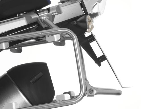 Anodized Touratech Bavette license plate holder - BlackRef: Trt00061A / 01-045-5001-0