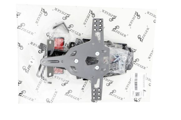 Zieger License Plate Holder Type B ATHARLEY DAVIDSON 1200 XL 1200 C CUSTOM - 2015 - 2016Ref : ZIE00506A / 20302404