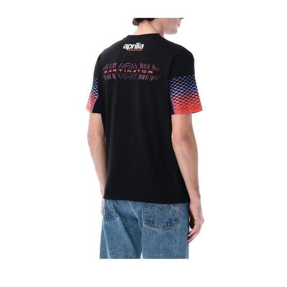 T-Shirt manches courtes Kenny JORGE MARTIN 89 APRILIA - NoirRef : KE2512