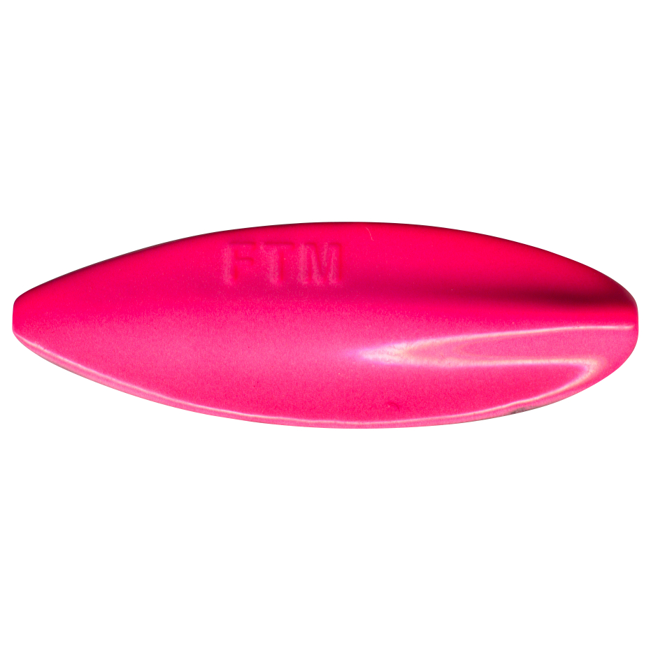 FTM Trout Spoon Fishing Tackle Max Omura Inline (Pink\/Black UV)