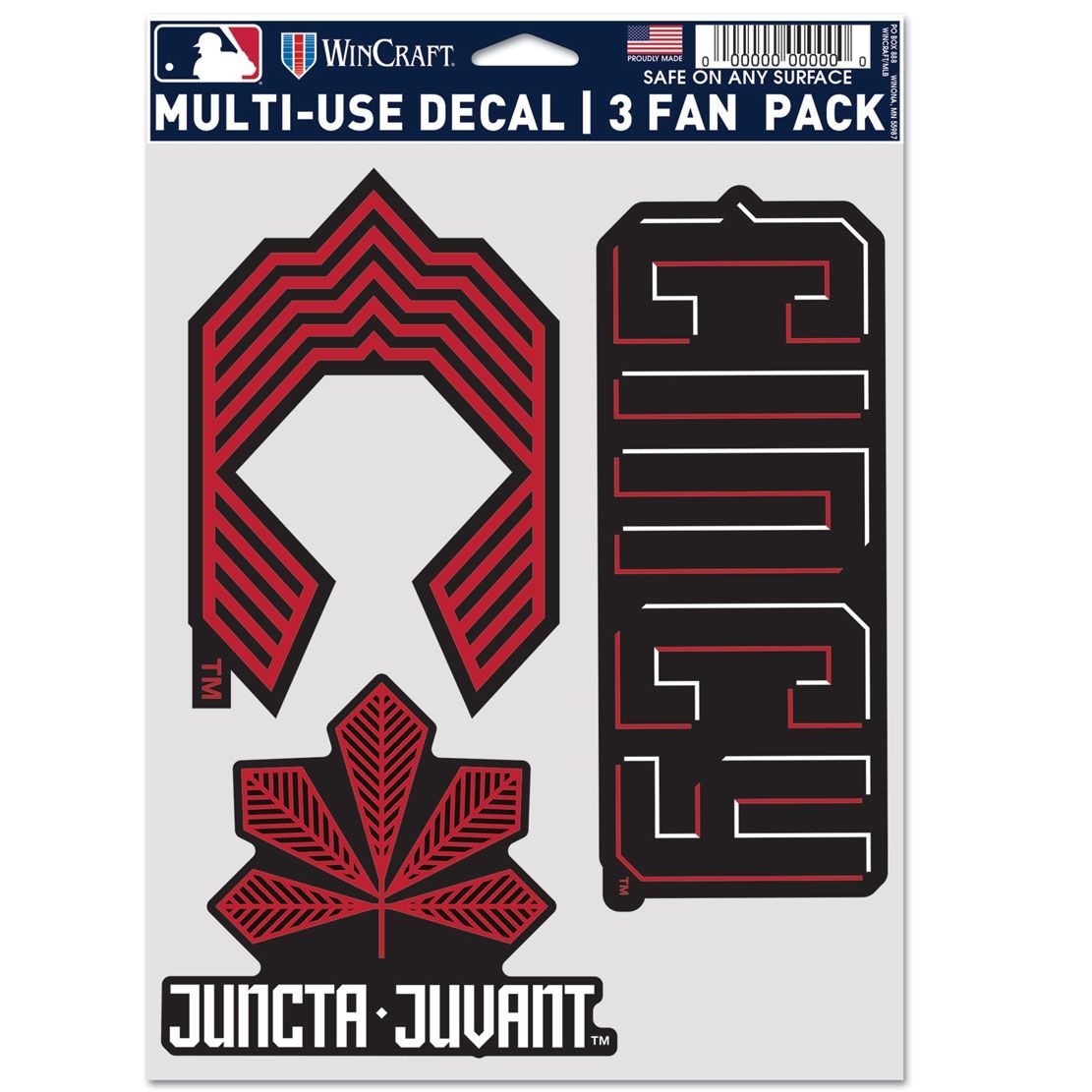 Cincinnati Reds City Connect Multi-Use MLB Decals Set (3 Pcs.)