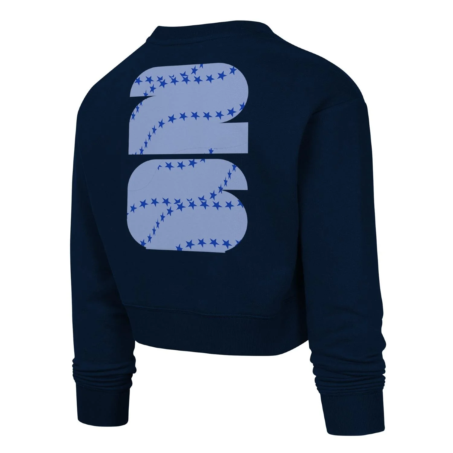 2026 Soccer Fan Collection USA Emblem Crew Crop Sweatshirt - Women's
