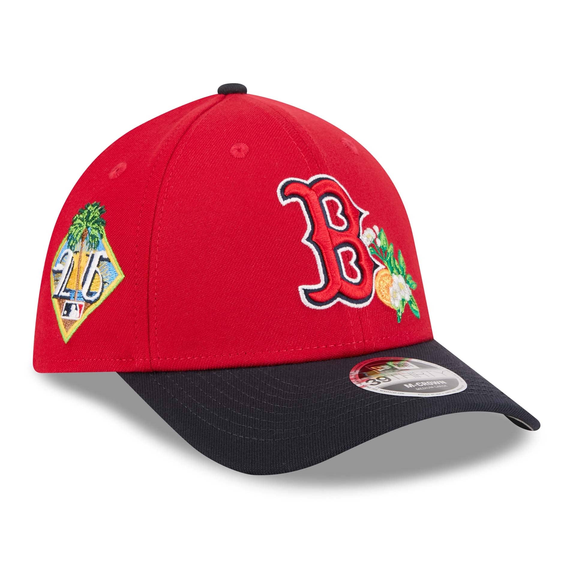 Boston Red Sox 2026 MLB Spring Training 39THIRTY M-Crown Flex Cap Red